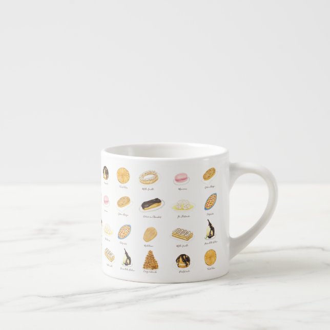 Tasse Expresso Les Pâtisserie Françaises (Droite)
