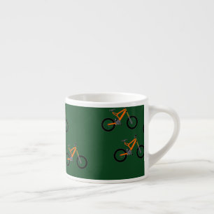 Tasse Expresso Les vélos en vert