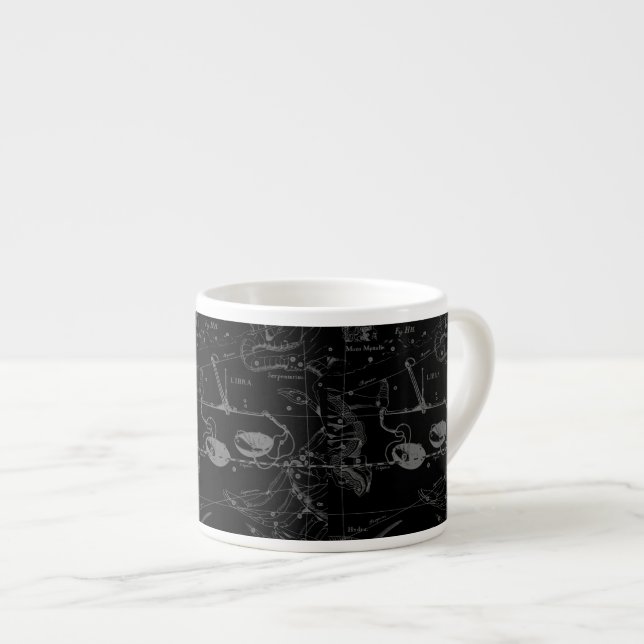 Tasse Expresso Libra Constellation Hevelius vers 1690 (Devant droit)
