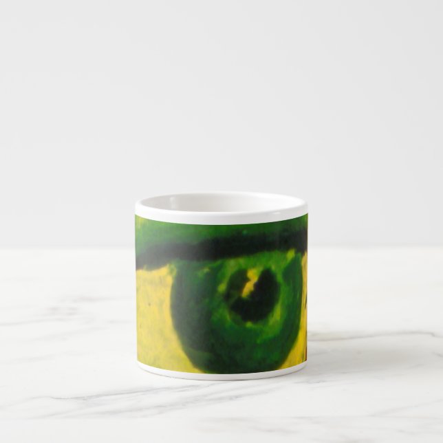 Tasse Expresso L'oeil - or et café express de conscience (Devant)
