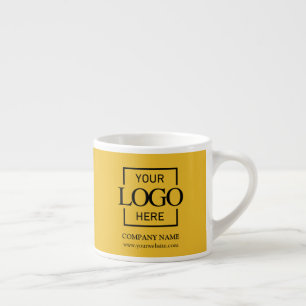 Tasse Expresso Logo de marque d'entreprise personnalisé simple mo