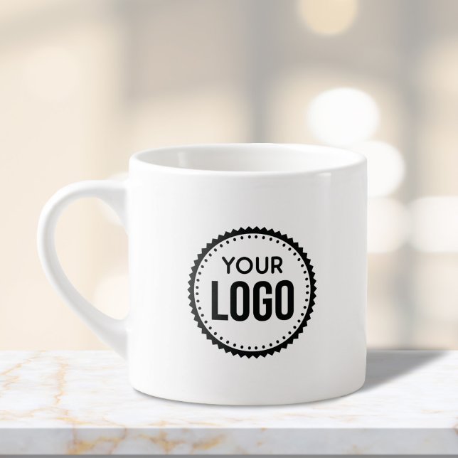 Tasse Expresso Logo d'entreprise personnalisé (Créateur téléchargé)