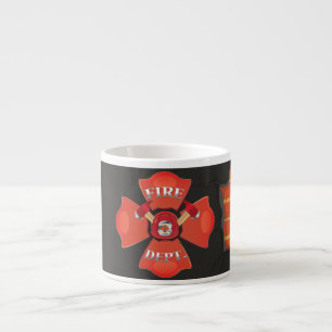 Tasse Expresso Logo des pompiers