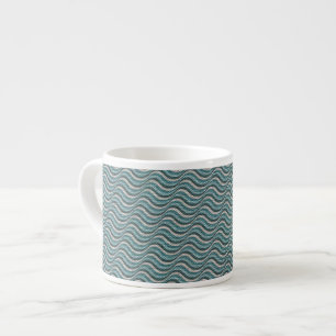 Tasse Expresso Look de linge Ocean Waves