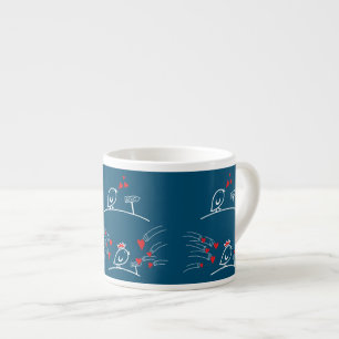 Tasse Expresso LOVE ECHO - Bande dessinée Tweetlercools 2