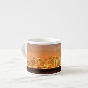 Tasse Expresso Lune plaçant au-dessus de San Francisco décembre