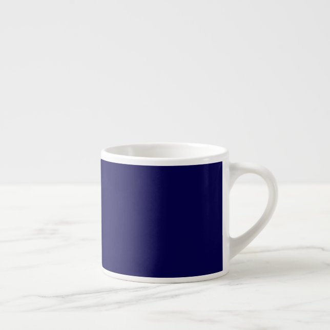 Tasse Expresso Luxe Navy PERTOMIZABLE (Droite)