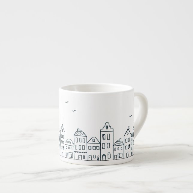 Tasse Expresso Maisons d'Amsterdam (Devant droit)