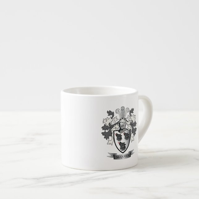 Tasse Expresso Manteau de crête de famille de McQueen des bras (Devant droit)