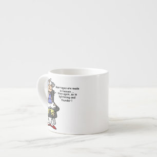 Tasse Expresso Mariage, Éclair, Humour tonnerre