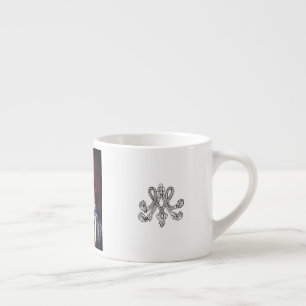 Tasse Expresso Marie Antoinette monogramme - monograme royal