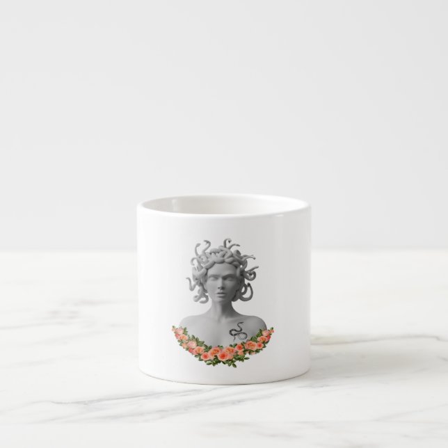 Tasse Expresso Medusa Gorgon Mythologie grecque (Devant)