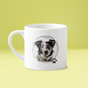 Tasse Expresso Meilleur Chien Papa Photo