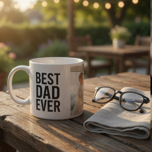 Tasse Expresso Meilleur Papa Personnalisé avec Photo