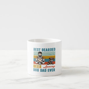 Tasse Expresso Meilleur Porté Bière Aimer Chien Papa Boxer Animau