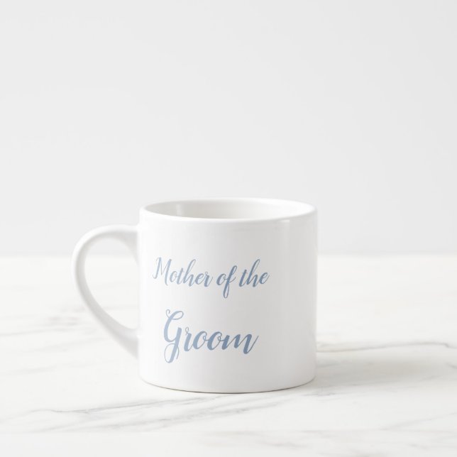 Tasse Expresso Mère du Mariage Groom Coupe cadeau café (Gauche)