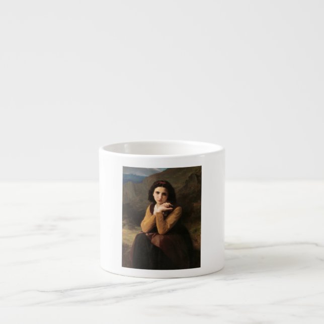 Tasse Expresso Mignon Innocence d'une adolescente, Bouguereau (Devant)