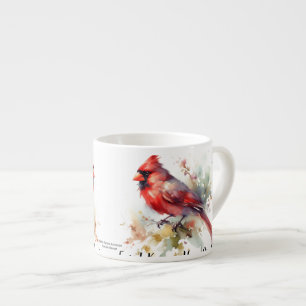 Tasse Expresso Modern Reds ''Vous êtes près'' CARDINAL  Porcelain