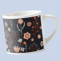 Moderne Floral sombre scandinave