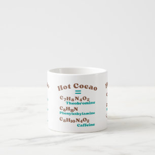 Tasse Expresso Molécule de cacao chaud