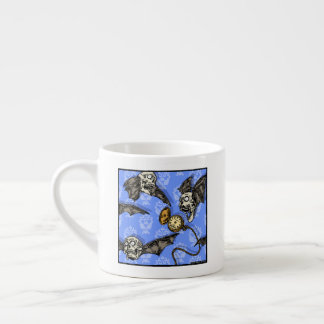 Tasse Expresso Moment pour les Chauves-Souris Crâniennes - Cauche