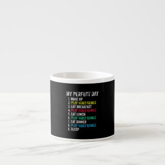 Tasse Expresso Mon Jour Parfait Jeux Vidéo Jeu Amusant Grand-fils