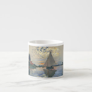 Tasse Expresso Monet Sailboat Français Impressionnisme Art classi