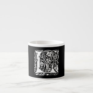 Tasse Expresso Monogramme vintage L Art Nouveau