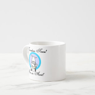 Tasse Expresso Moo-velous News Je suis une tante T-shirts et cade