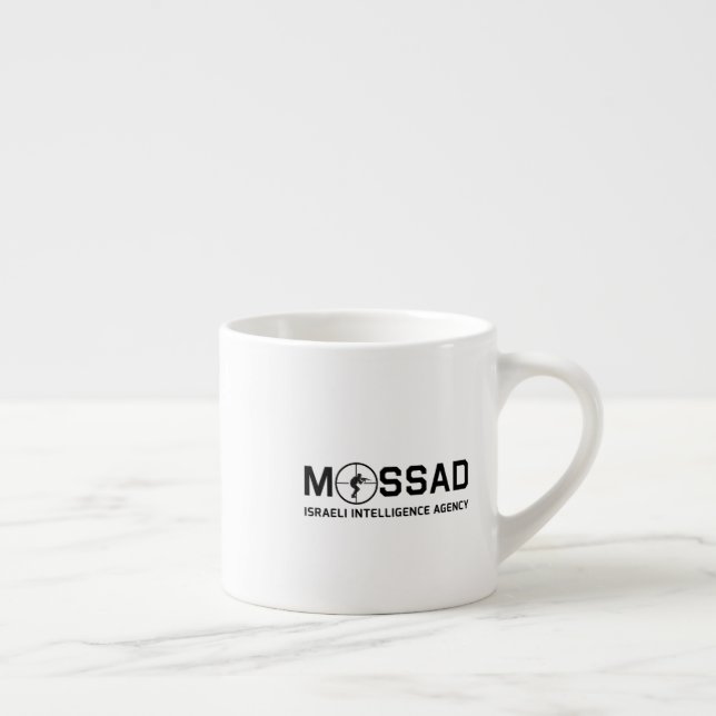 Tasse Expresso Mossad - Agence de renseignement israélienne - IDF (Droite)