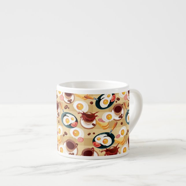 Tasse Expresso Motif 3 de petit déjeuner (Devant droit)
