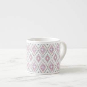 Tasse Expresso Motif aztèque géométrique abstrait