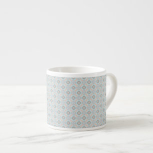 Tasse Expresso Motif de coquillages en continu