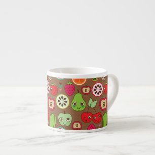 Tasse Expresso Motif de cuisine de fruit