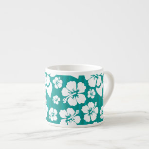 Tasse Expresso Motif de fleurs d'Hibiscus