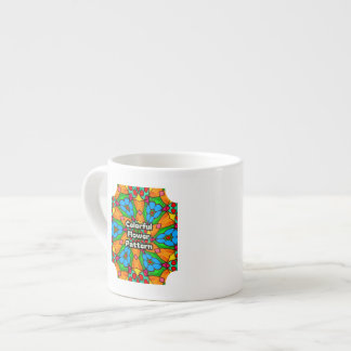 Tasse Expresso Motif de fleurs esthétiques