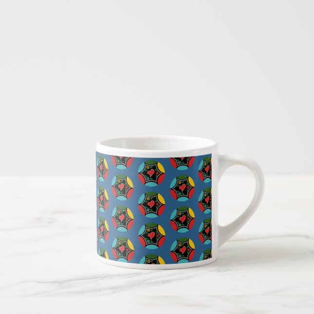 Tasse Expresso Motif de Noël copieux portugais (Droite)