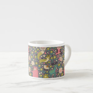 Tasse Expresso Motif des animaux de la forêt