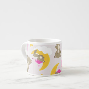 Tasse Expresso Motif D'Ours, Nounours, Mignons Ours, Étoiles
