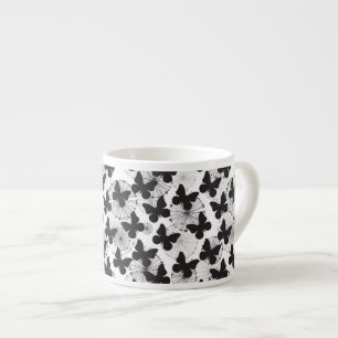 Tasse Expresso motif d'un papillon