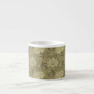 Tasse Expresso Motif floral William Morris Windrush : Vintage