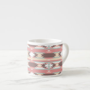 Tasse Expresso Motif géométrique dans le style aztèque 2