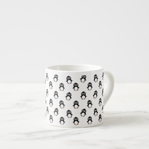 Tasse Expresso Motif mignon de pingouin
