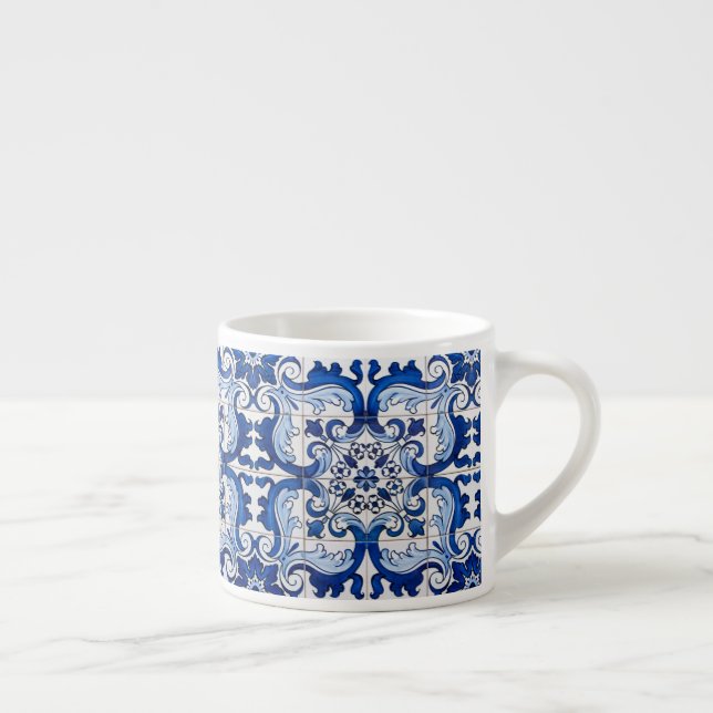 Tasse Expresso Motif portugais Azulejo (Droite)