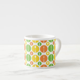 Tasse Expresso Motif vintage de couverts