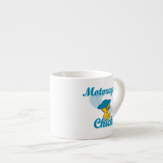Tasse Expresso Motorcycle Chic #3 (Devant droit)