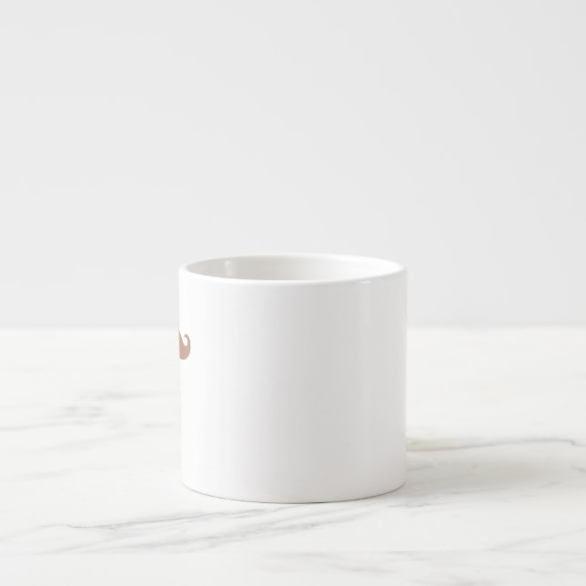 Tasse Expresso moustache simple (Devant)