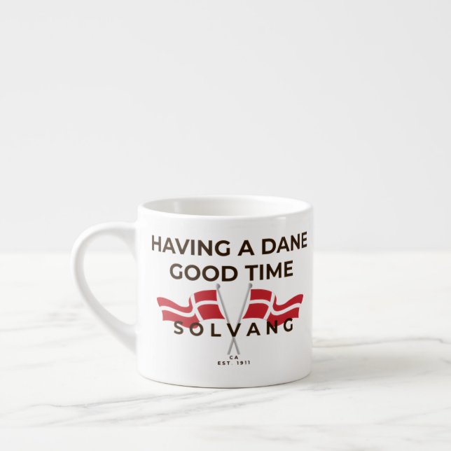 Tasse Expresso Musique danoise amusante (Gauche)