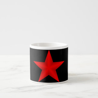 Tasse Expresso Musique Espresso Star Rouge