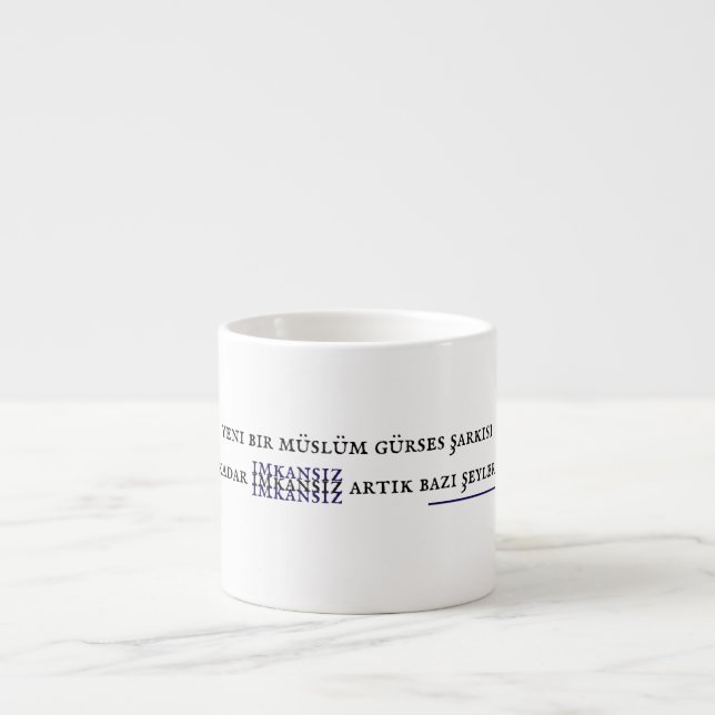 Tasse Expresso Muslum Gurses Kupa Bardak (Devant)